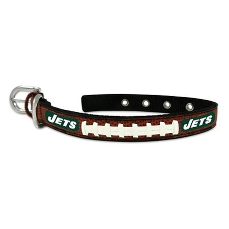 UNCONDITIONAL LOVE New York Jets Classic Leather Small Football Collar UN847641